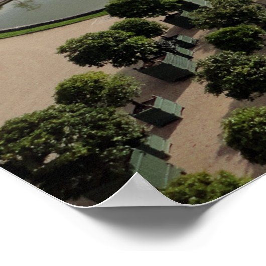 Poster Gardens of Versailles (Coin)