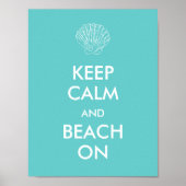 Poster - GARDER CALM BEACH (Devant)