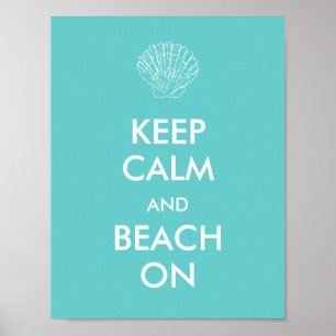 Poster - GARDER CALM BEACH