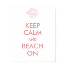 Poster - GARDER CALM BEACH