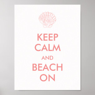 Poster - GARDER CALM BEACH