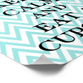 Poster Garder Calme Cupcake (Coin)