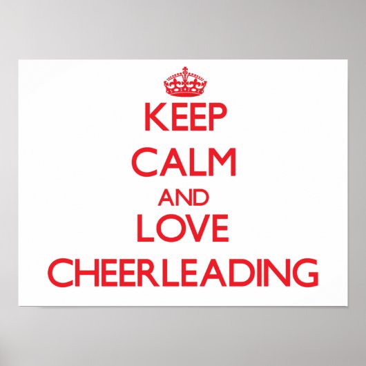 Poster Garder calme et amour Chevronner (Devant)