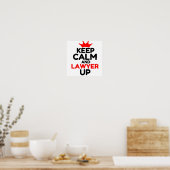 POSTER GARDER CALME ET AVOCAT EN AVANT (Cuisine)