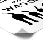 Poster GARDER CALME et WAG ON (Coin)
