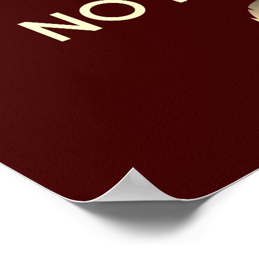 Poster Garder calme le texte du devis notaire (Coin)