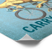 Poster garder calme motivation chameau (Coin)