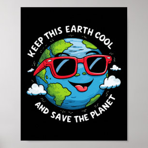 Poster Garder ce Jour des terres Cool de la Terre