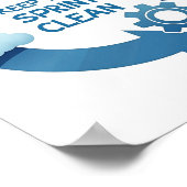 Poster Garder la sprint propre (Coin)