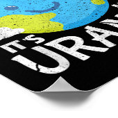 Poster Garder La Terre Nettoyer Son Pas Uranus Da La Terr (Coin)