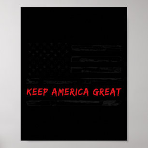 Poster Garder l'Amérique Grande Élection Donald Trump Pré