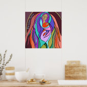 Poster Garder les familles ensemble - Madonna pour une gr (Cuisine)