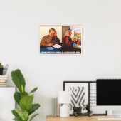 Poster Garder les secrets militaires (Bureau à domicile)