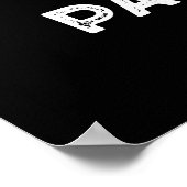 Poster Garder Pawsitive Positive Chien Pun Dark BG (Coin)