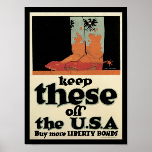 Poster Gardez ces derniers outre des Etats-Unis