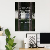 Poster Gardez Gettin Ce Que Vous Gettin (Bureau à domicile)