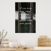 Poster Gardez Gettin Ce Que Vous Gettin (Cuisine)