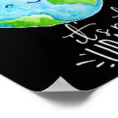 Poster Gardez La Terre Propre Son Pas Uranus Drôle (Coin)