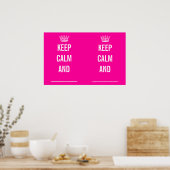 POSTER GARDEZ LE CALME ET ... (Cuisine)