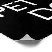 Poster Gardez Le Calme Et Animez Le Chien (Coin)