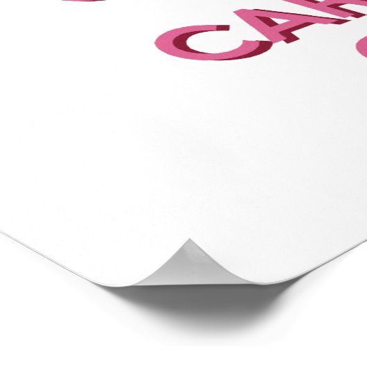 Poster Gardez le calme et continuez (Coin)