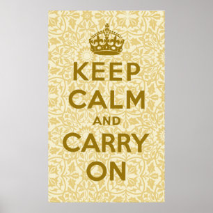 Poster Gardez le calme et continuez