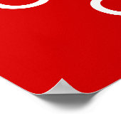 Poster Gardez le calme et continuez à imprimer (Coin)