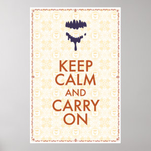 Poster Gardez le calme et continuez par Jason Lind