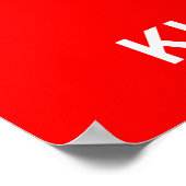 Poster Gardez le calme et continuez sur le kickboxing (Coin)