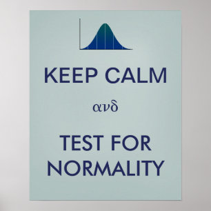 Poster GARDEZ LE CALME et déterminez des statistiques de