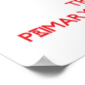 Poster Gardez le calme et faites confiance à l'enseignant (Coin)