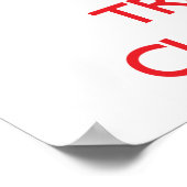 Poster Gardez le calme et faites confiance à un gardien (Coin)