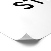 Poster Gardez le calme et faites confiance à votre courti (Coin)