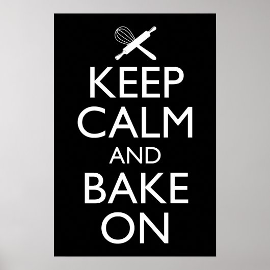 Poster Gardez Le Calme Et Faites-Le Cuire (Devant)
