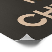 Poster Gardez le calme et gardez les poulets (Coin)