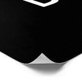 Poster Gardez le calme et la tambour sur l'impression ou  (Coin)