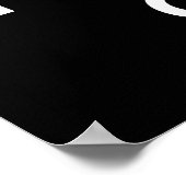 Poster Gardez le calme et l'allure (Coin)