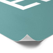 Poster Gardez le calme et l'amour Eléphants (couleurs per (Coin)