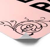 Poster Gardez le calme et l'amour Paris (Coin)