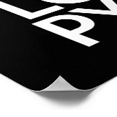 POSTER GARDEZ LE CALME ET L'AMOUR PYRO (Coin)