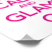 Poster Gardez le calme et le feu allumés (Coin)