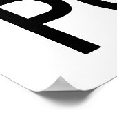 Poster Gardez le calme et mangez du maïs soufflé (Coin)