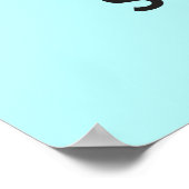 Poster Gardez le calme et nagez (Coin)