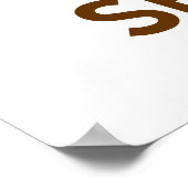 Poster Gardez le calme et ne partagez pas (Coin)