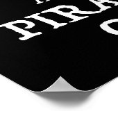 Poster Gardez Le Calme Et Piratez (Coin)