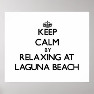 Poster Gardez le calme par la détente au Laguna Beach la