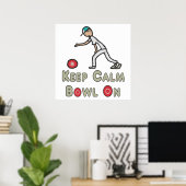 Poster Gardez Le Calme Pelouse Bowles (Bureau à domicile)