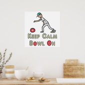 Poster Gardez Le Calme Pelouse Bowles (Cuisine)