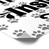 Poster Gardez le chat à l'intérieur de l'Amoureux des cha (Coin)