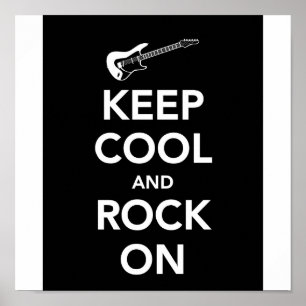 POSTER GARDEZ LE COOL ET BASCULEZ DESSUS
